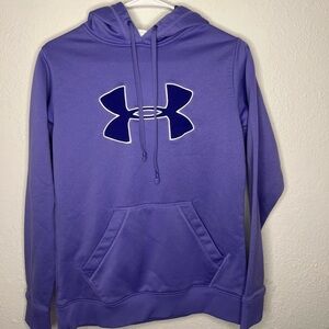 Under Armour Purple Hooded Sweatshirt
